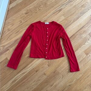 Sunday ritual Elise cardigan red